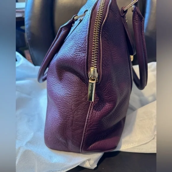 Tory Burch Amanda Purple Leather with COA - Picture 4 of 16